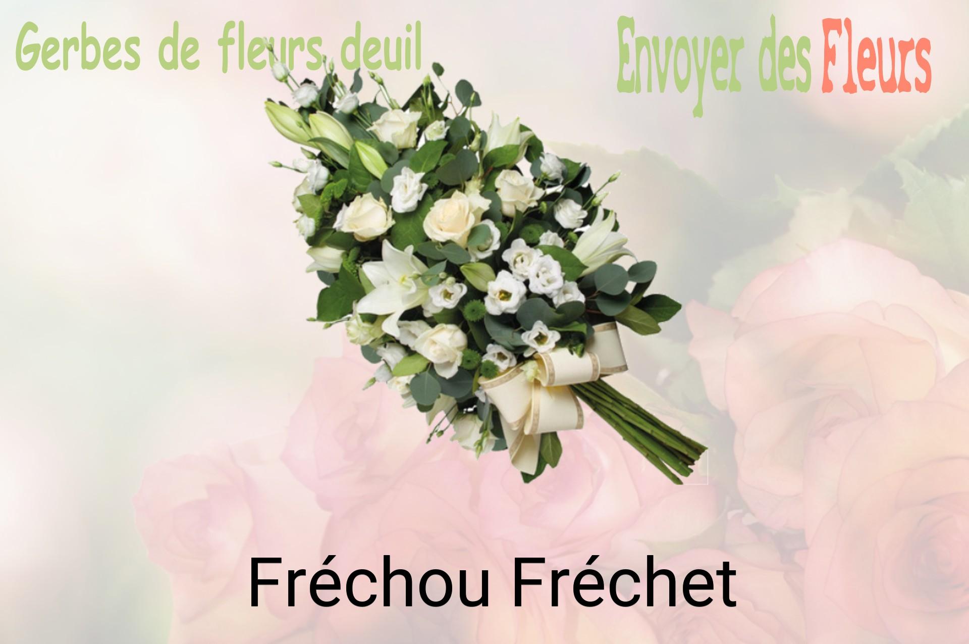 Gerbe de fleurs de deuil livrée à Fréchou-Fréchet